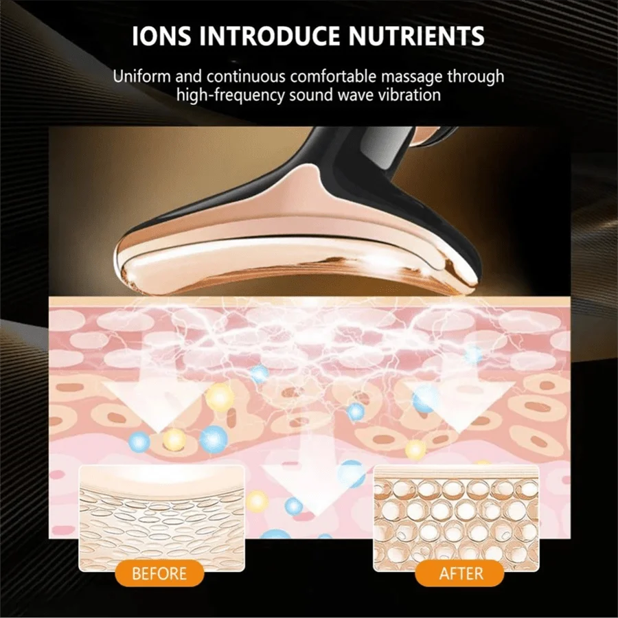 🎀 Ergonomic Dolphin-Tail Design ANTI-AGING portable face lifter💆♀️