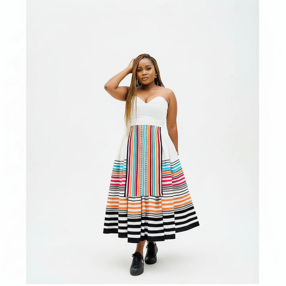 💃 Traditional Boobtube Sweetheart Dress 👗